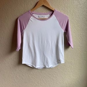 Girls Under Armour 3/4 Sleeve Shirt